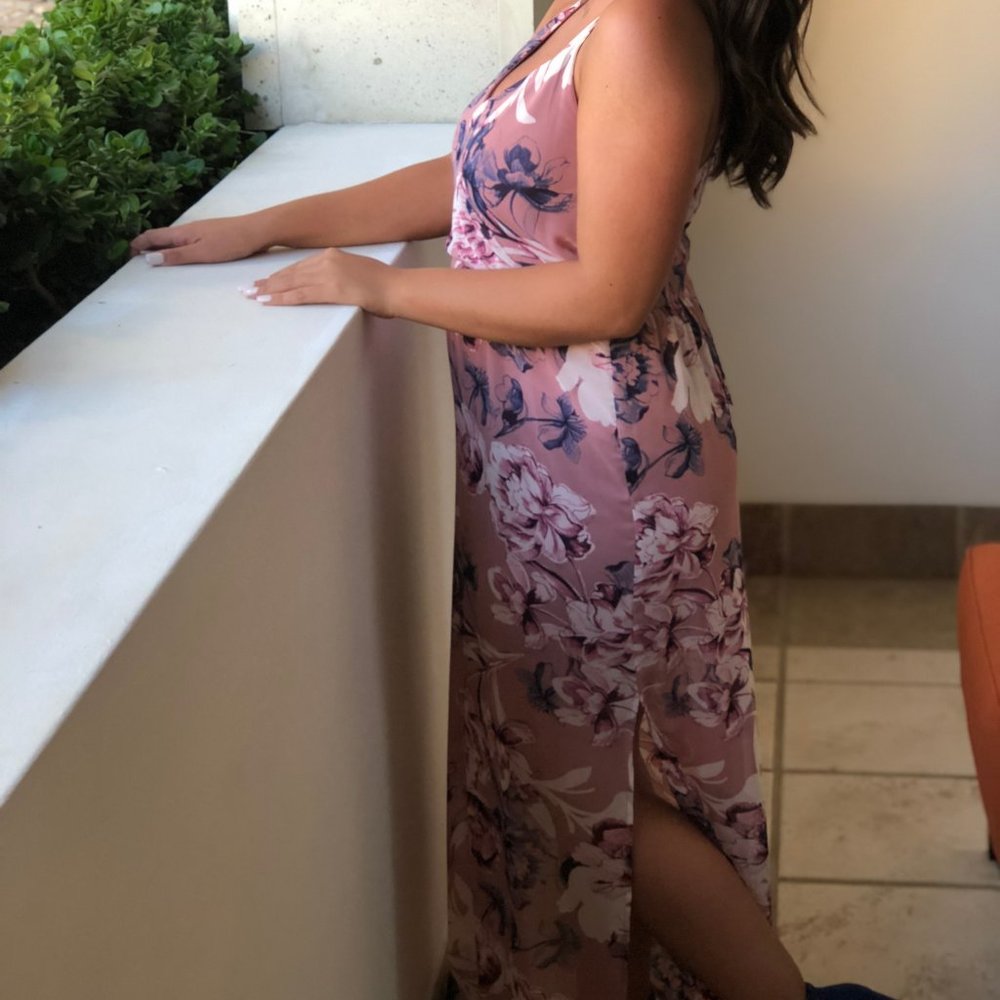 Lush Racerback Maxi Dress